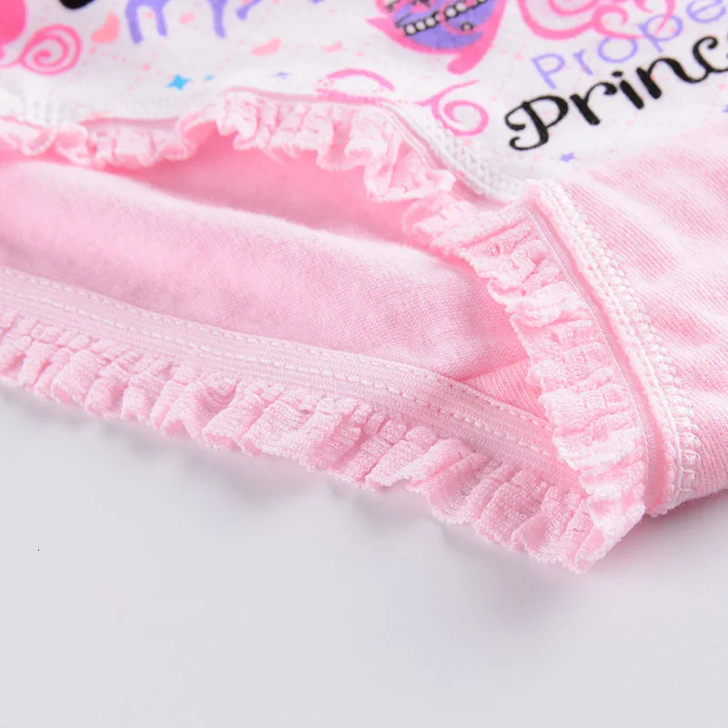 4pcs/set New Cotton Boxer Briefs princess Girls Underwear Children Kids Baby cartoon Panties Underpants 2-12year child