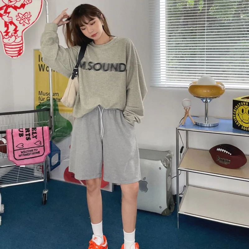 

Shorts Women Summer Loose Elastic Waist Athletic Workout Lounge Pant Plus Size Short Streetwear Short Pants