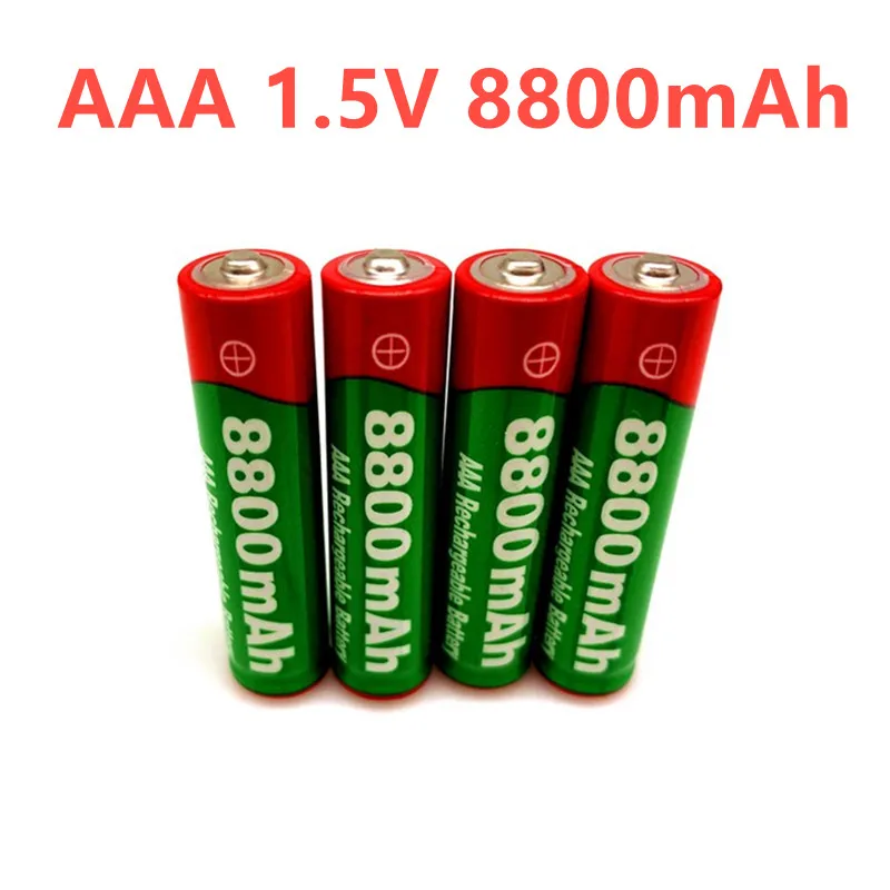 2020 Новый 1 5 V AAA перезаряжаемый аккумулятор 8800 мАч Щелочная аккумуляторная