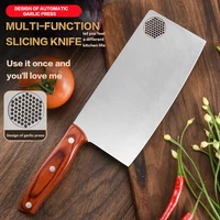 kitchen knives chinese cleaver handmade chopper chef 4cr13stainless steel knife professional meat vege slicer chopping knife box