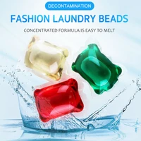 50pcs laundry ball beads portable laundry gel stains film bead ball capsules travel fragrance cleansing laundry tablets cleaning