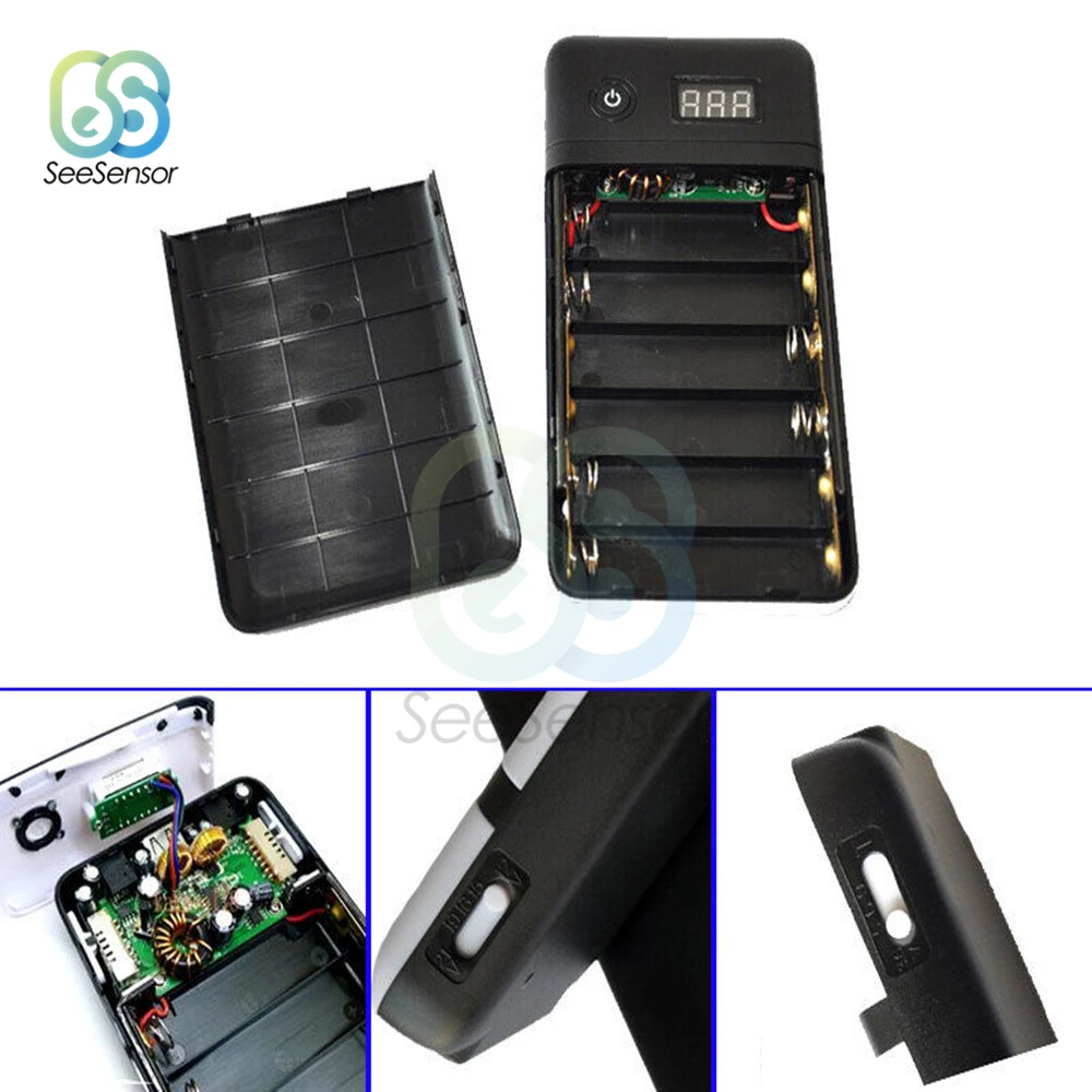 Внешний аккумулятор 3 6 В 5 в 9 12 15 16 19 21 USB 6X 18650|Детали и аксессуары для приборов| |