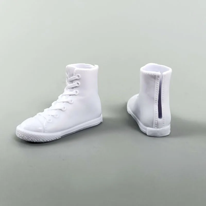 

White Flat Fashion Doll Shoes for Barbie Dolls Boots for Blythe Bootie 1/6 BJD Playhouse Accessories Kids & Boy DIY Toys