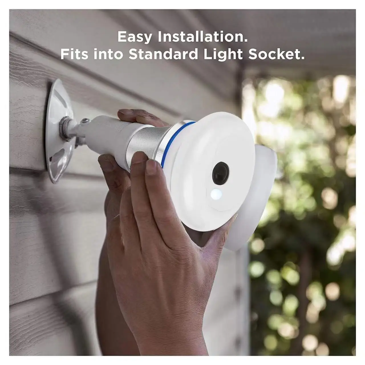 V380 bulb camera wireless dual light source home panoramic monitoring head 360 degree VR fisheye network HD | Безопасность и