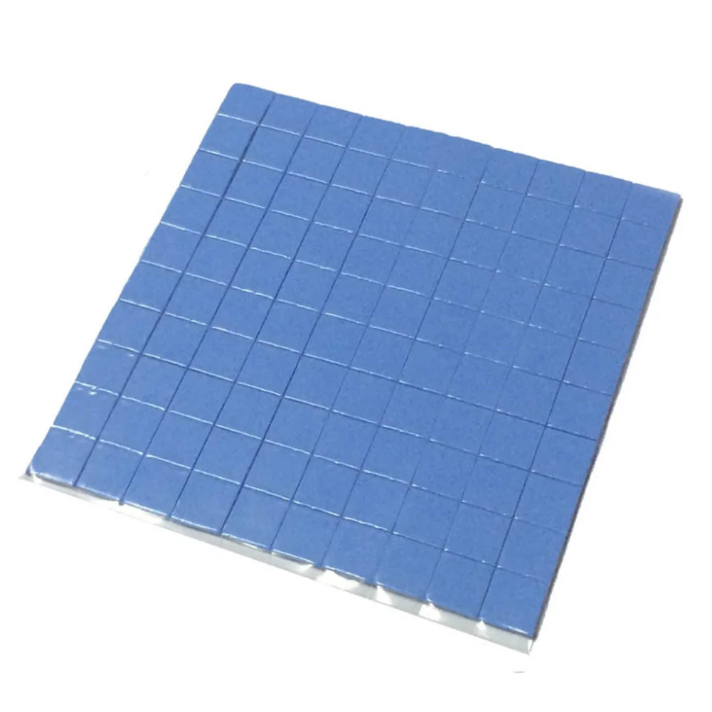10mm*10mm*1mm 100PCS Thermal Pad GPU CPU Heatsink Cooling Conductive Silicone Pad thermal pad paste Cpu thermal pads cooler Blue images - 6
