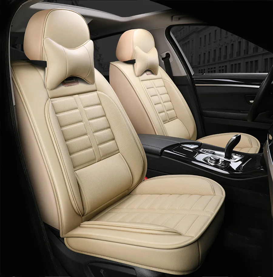 Новые кожаные чехлы для сидений автомобиля kia Rio 3 4 Sorento 2005 2007 2011 2013 soul spectra styling