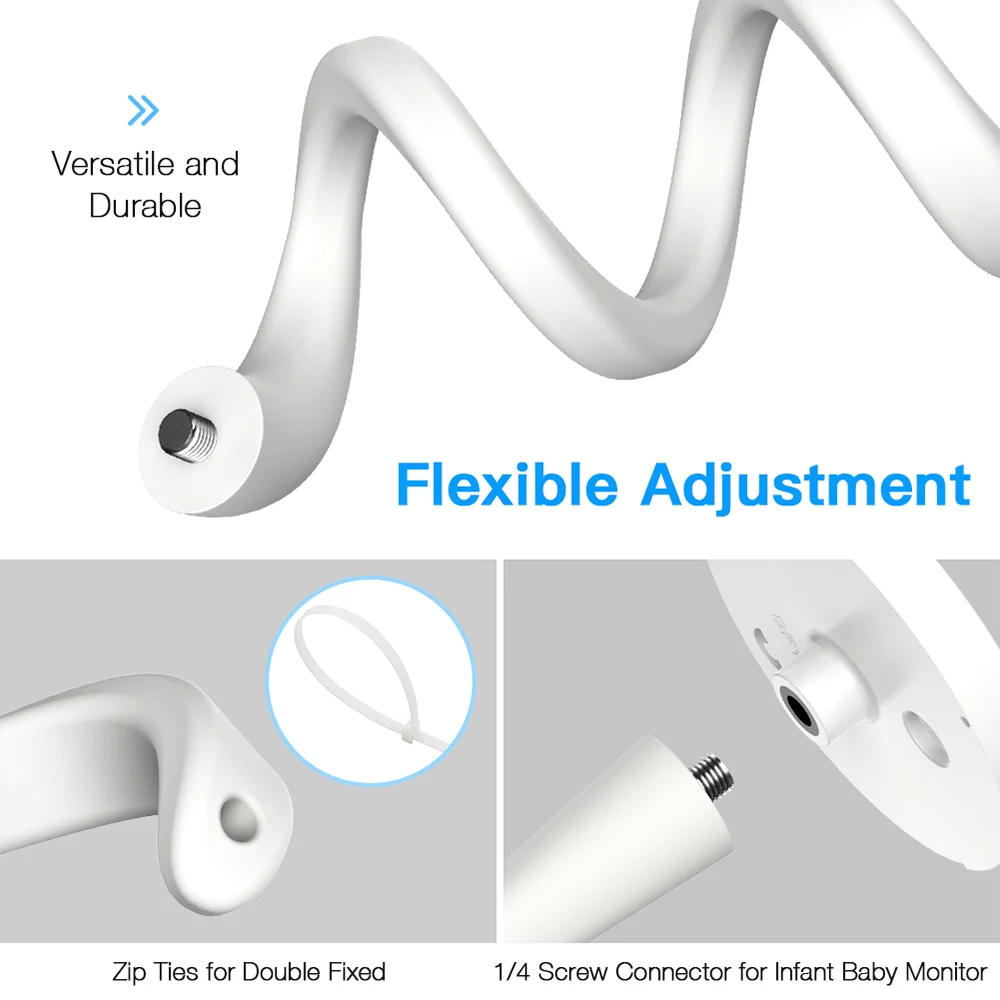 Baby Monitor Mount Camera Holder Bracket Compatible with Infant Optics DXR 8 Most Other Monitors | Безопасность и защита