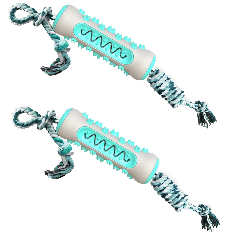 

Rubber Pet Dog Molar Stick Toothbrush Teeth Cleaner Tooth Brushing For Puppy Large Dog Toys Doggy Supplies