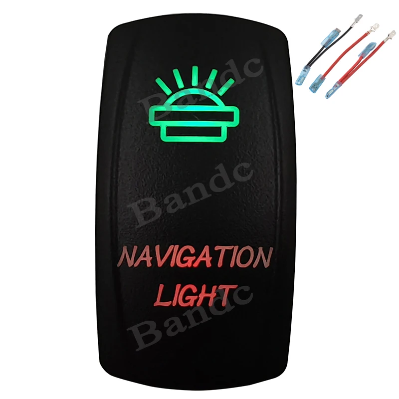 Навигации светильник кулисный переключатель зеленого и красного цветов для