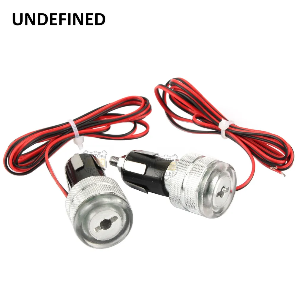 Светодиодный светящийся поворотник для мотоцикла 7/8 &quot22 мм руль заглушки на
