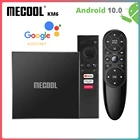 ТВ-бокс для учетной записи Netflix Android 10,0 Mecool KM6 Classic 2 + 16G Google Certified BT4.2 WIFI 2,4G5G 4k HDR Smart TV 2021 IPTV