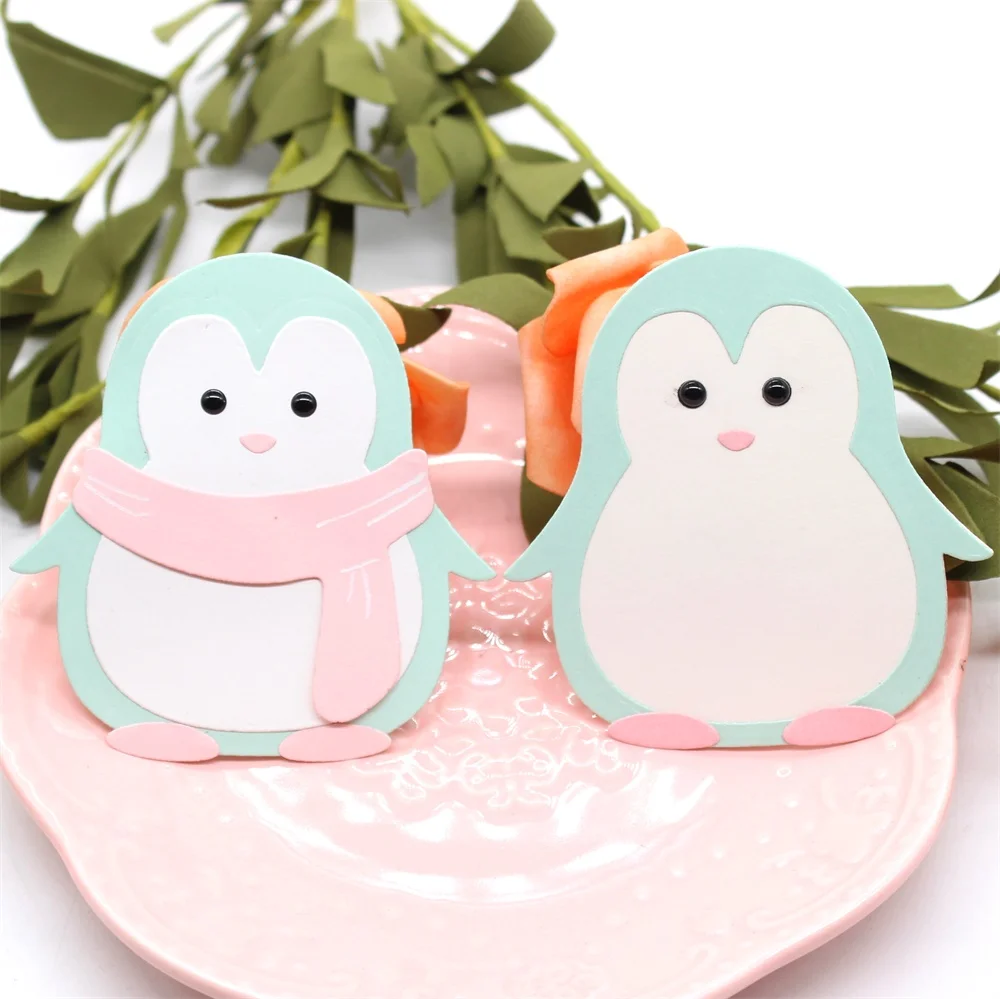 Милый шейкер KSCRAFT в виде пингвина трафареты для резки металла сделай сам