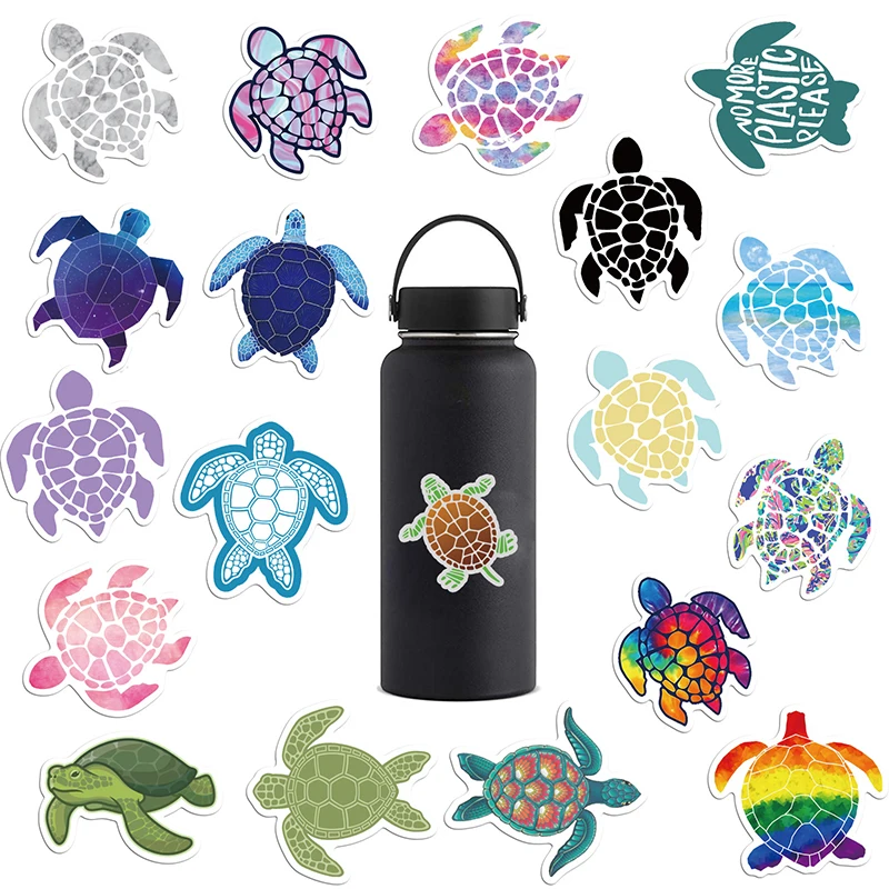 41 шт. милые цветные наклейки с черепахой в виде морской черепахи для