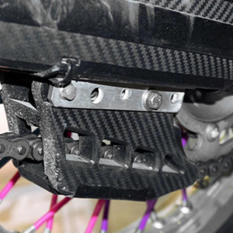 Черная направляющая/защита задней цепи для мотоцикла DirtBike CRF Kawasaki KLX KDX KXF Suzuki RM RMZ