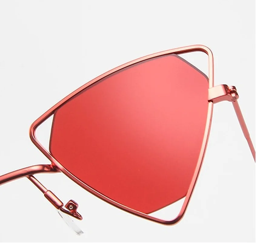 Поляризационные солнцезащитные очки для взрослых UV400 в стиле панк треугольная