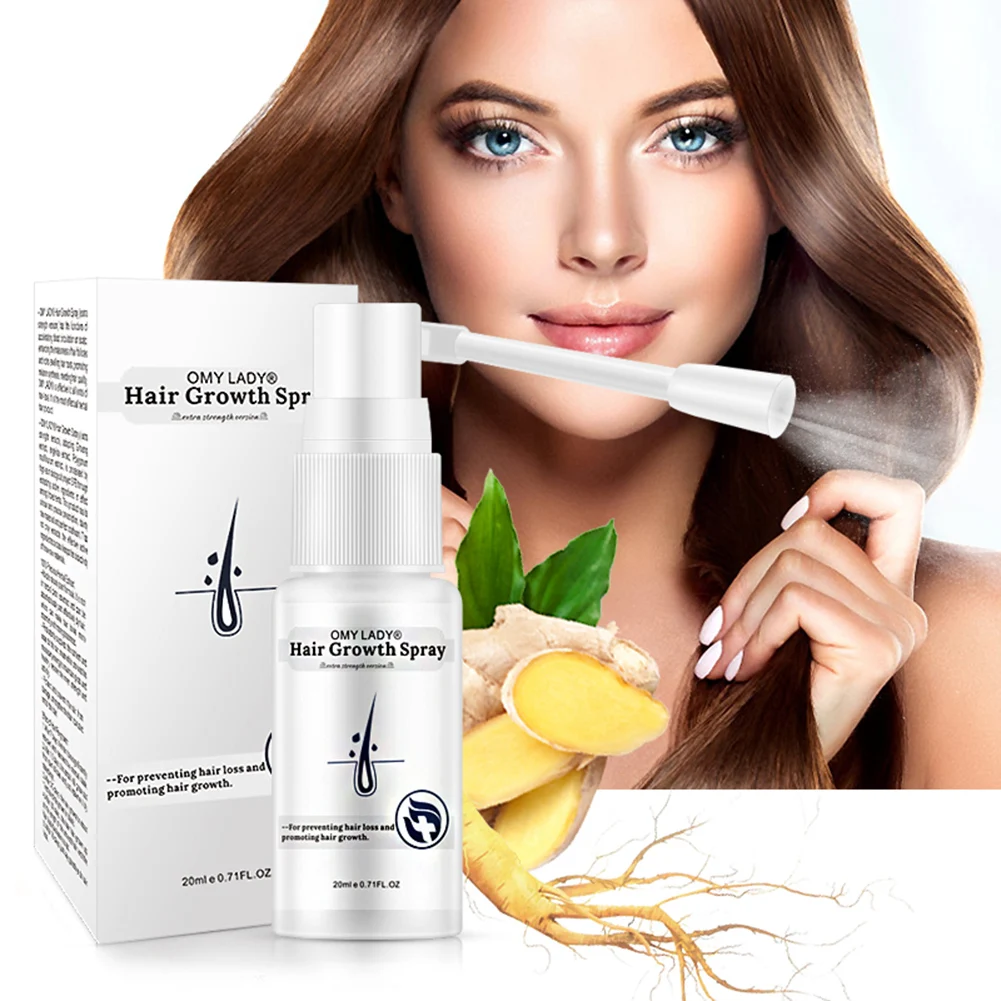 

20 ml hair growth spray hair loss treatment hairmild and non-irritating improve hair texture thickening essence for men women