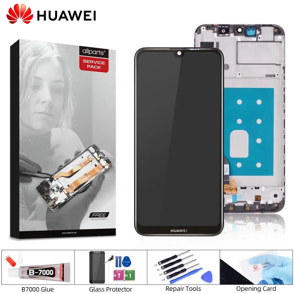 6,26 '' дисплей для huawei Enjoy 9 lcd сенсорный экран с рамкой для huawei Enjoy 9 дисплей Y7 Pro ЖК замена