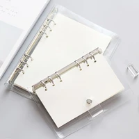 transparent loose leaf binder loose leaf inner core a5 a6 a7 notebook journal planner school office supplies stationery 016069