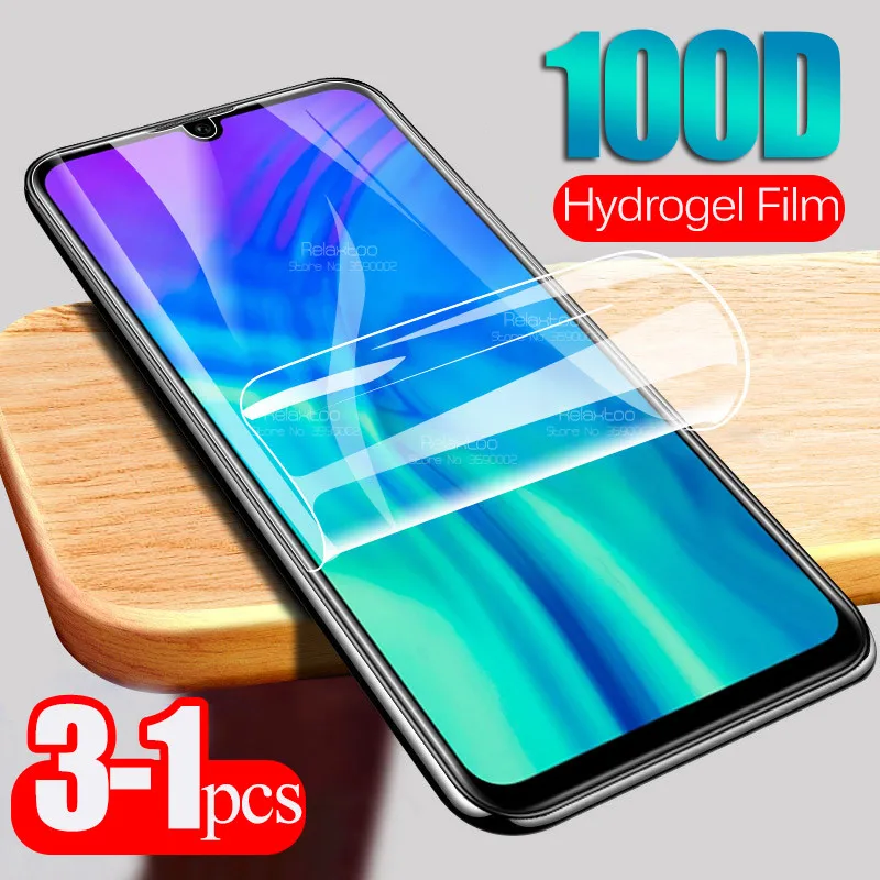 

Гидрогелевая мягкая пленка для huawei p smart 2019 Z plus y5 lite 2018 y6 pro y9 prime v20 y6s 2020, 3 шт., не стекло