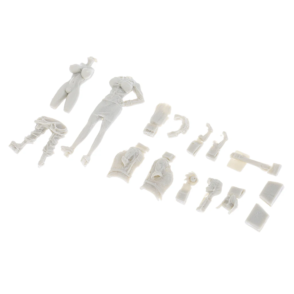 

1/35 Resin Figure Model Kit Uniformed Female Officer Unassembled Unpainted