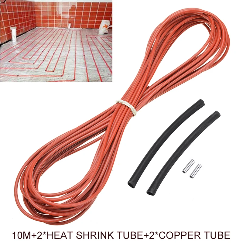 

New Infared Underfloor Heating Cable Carbon Fiber Floor Warm Wire 220V 12K For Floor Heating Towel Warmer Wires