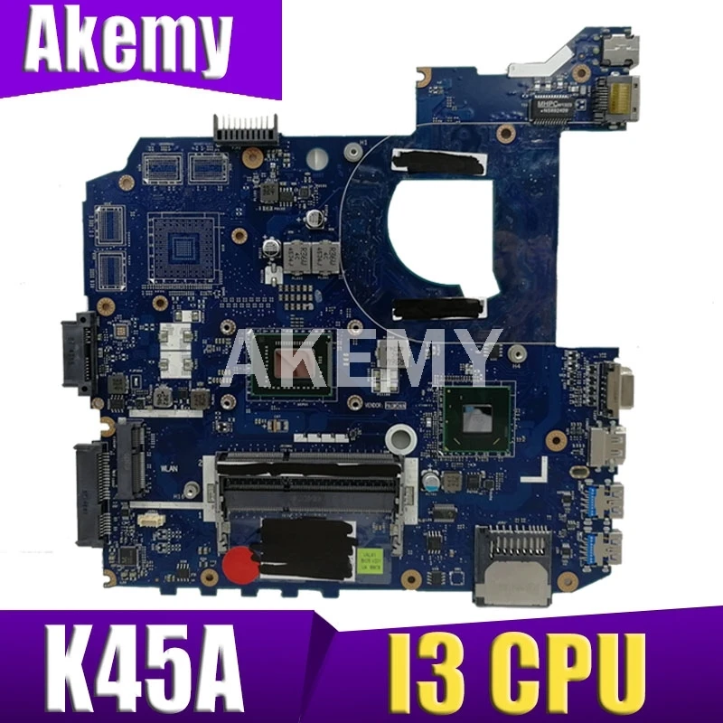 

Akemy K45A VAL40 LA-8226P с I3 CPU материнская плата для ASUS A85V A45V K45V K45VM K45VD материнская плата для ноутбука 100% протестирована