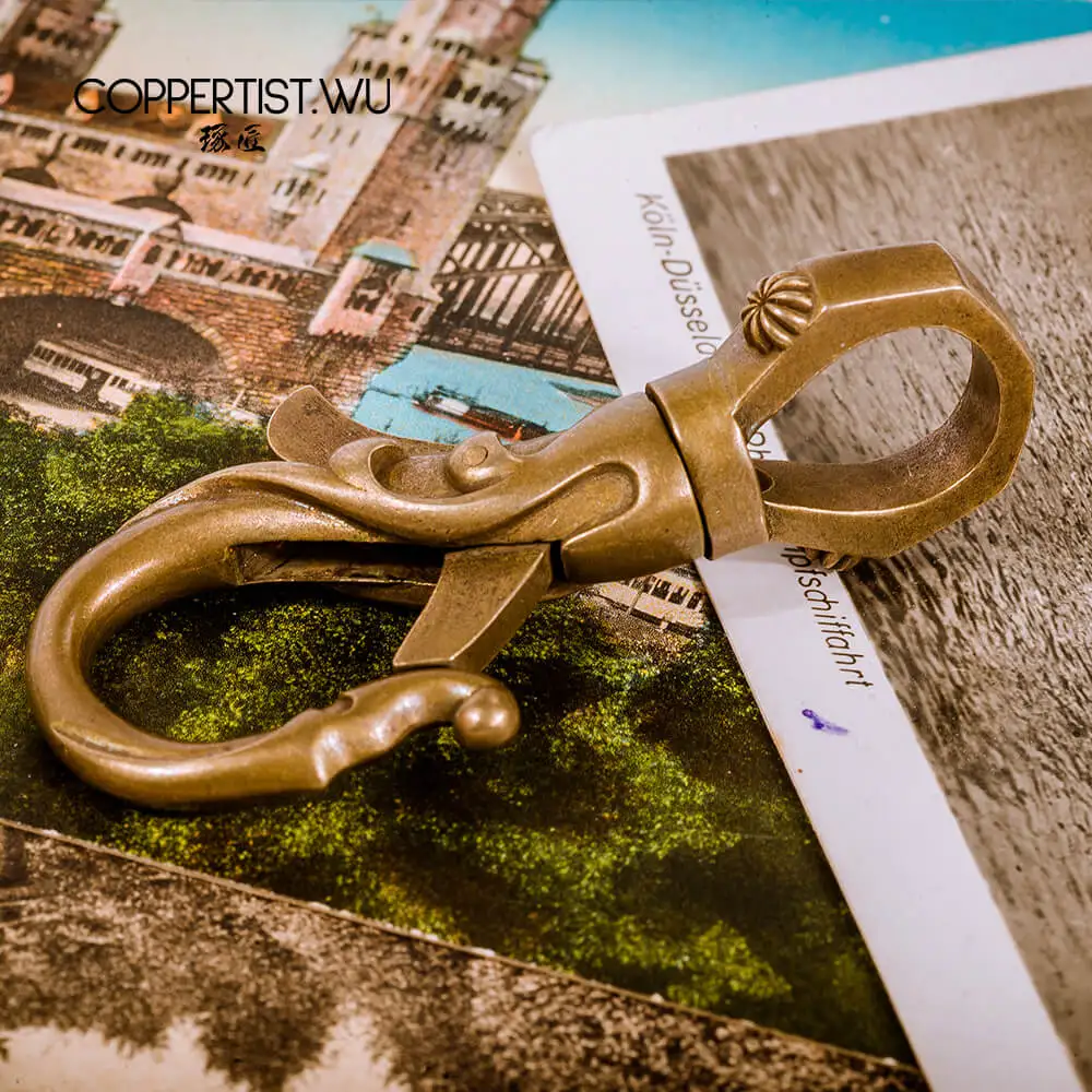 COPPERTIST.WU брелок &quotЦветок&quot Коллекция дизайнерский автомобильный винтажный для