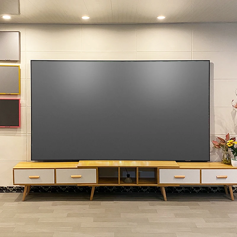 Рамка экран 4K 3D установка натяжения на большое расстояние подавление
