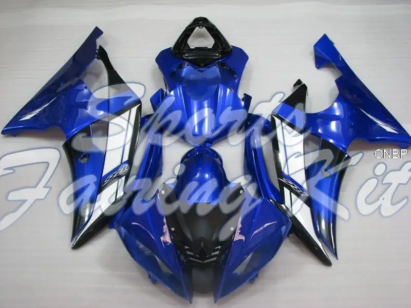 Комплекты для всего тела YZFR6 2008-2015 синие и белые комплекты обтекателей YAMAHA 2008 10 11