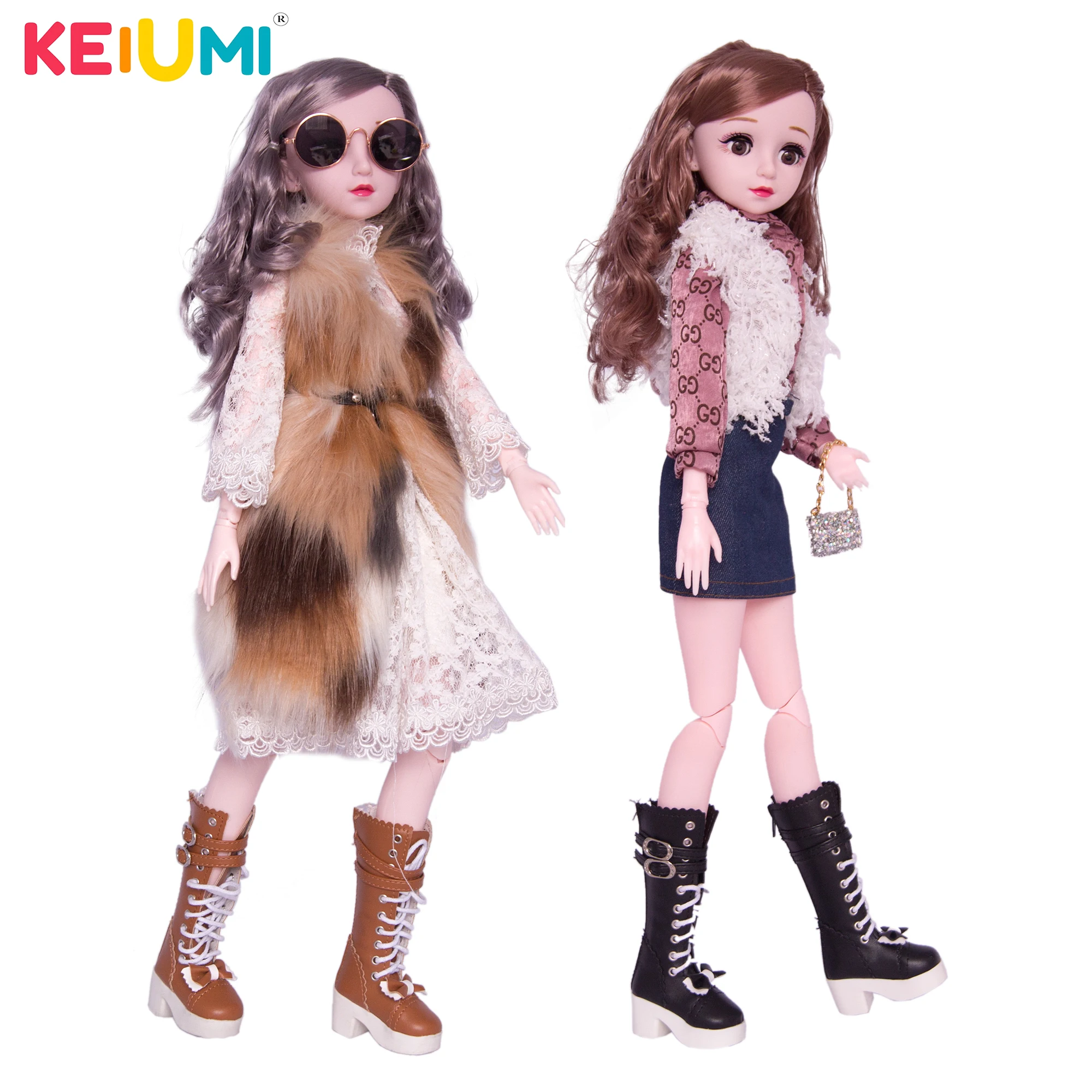 KEIUMI 1/3 BJD куклы 24 &quotгибкая модель с сестрами в городском стиле хороший выбор для