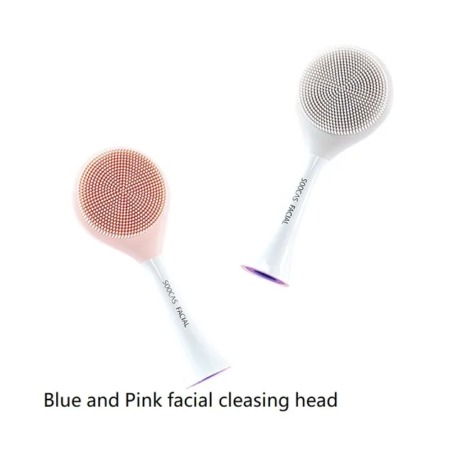2 Pcs Xiaomi Soocas нежная Очищающая щетка для лица Пищевая силиконовая высокоплотная Мягкая тонкая щетина подходит для зубной щетки X1/X3/X5 - Цвет: 2 Pcs