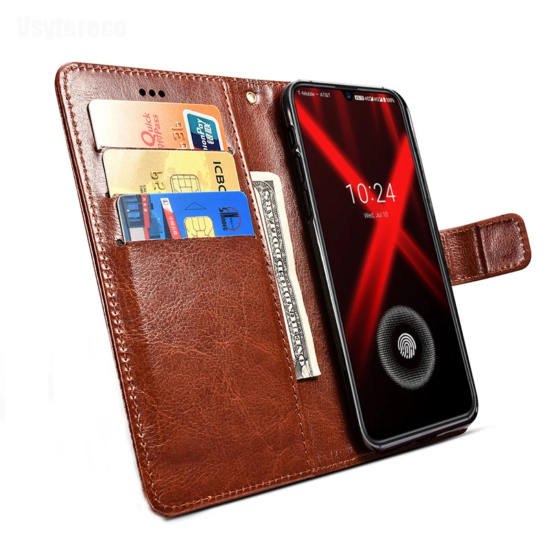 Чехол для мобильного телефона Fundas для Umidigi X, роскошный винтажный Чехол-книжка из искусственной кожи, чехол-кошелек с отделением для карт, деловой стиль для UMI X, оболочка
