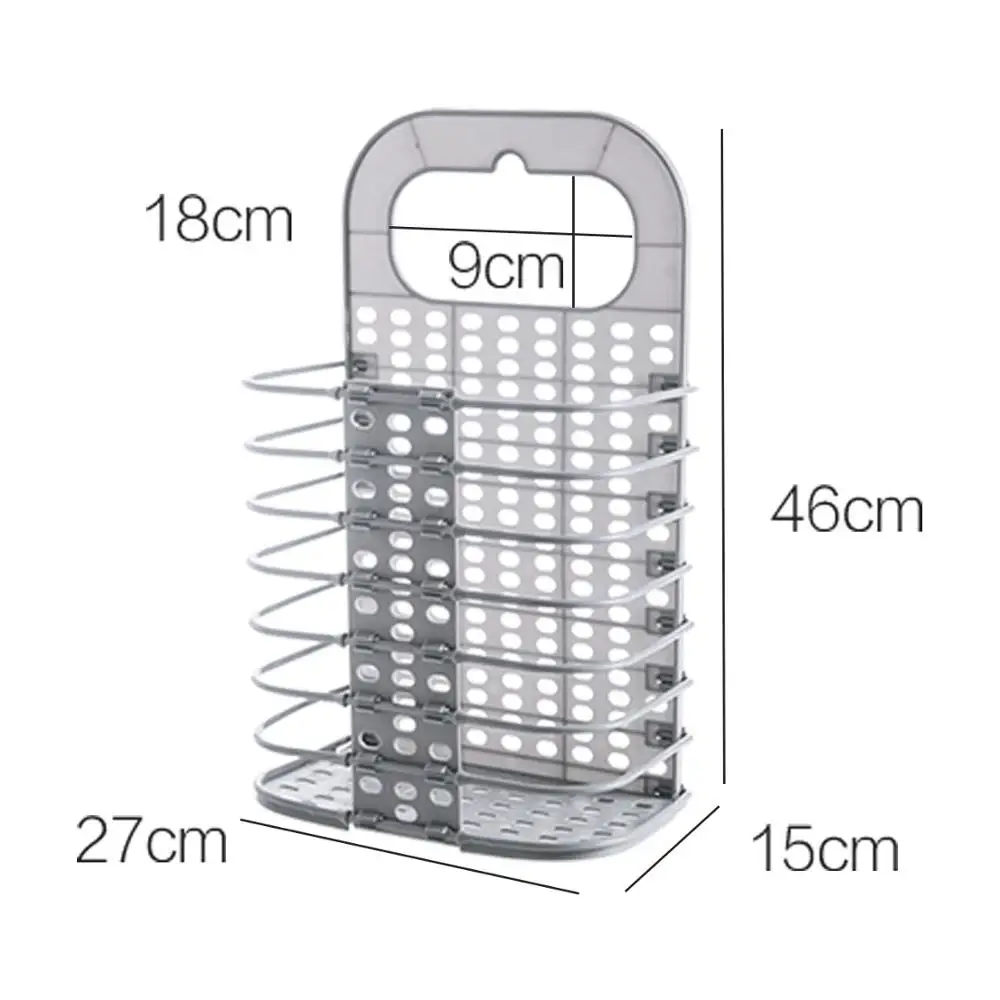 

Wall-mounted Foldable bathroom Dirty Clothes Laundry Basket Washing Bag Homehold Storage Organizer Dorm Hamper