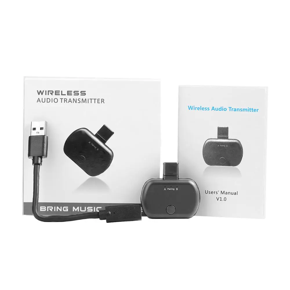 Мини USB Type C Bluetooth 5 0 аудио адаптер с микрофоном APTX беспроводной передатчик низкой