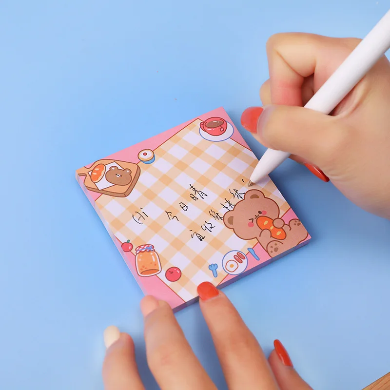 Записная книжка для девочек портативный мультяшный блокнот Стикеры сообщений