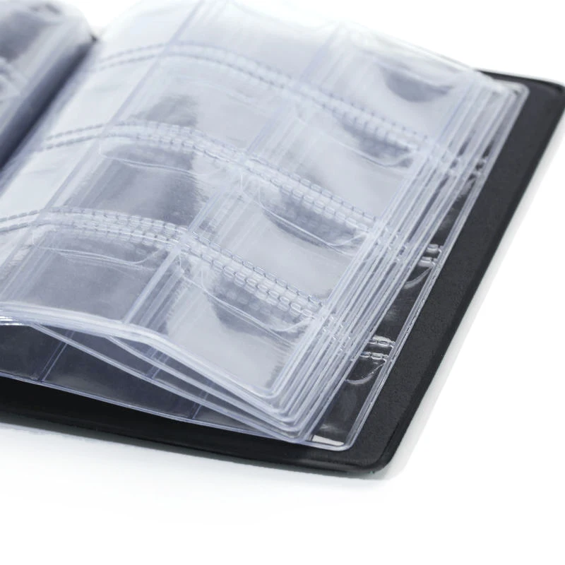 Коллекционный альбом для коллекционирования монет 120 позолоченные монеты