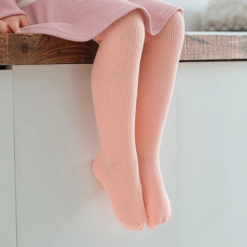 Карамельный цвет колготки для девочек в мозаичном стиле маленьких Стрейчевые