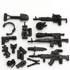 Военная мини Экшн-фигурка Playmobil MOC, аксессуары, военное оружие, кирпичи, строительные блоки, подарки, игрушки