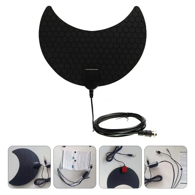 

4K TV Antenna with Amplifier Long Range Indoor TV Signal Receiving Antenna