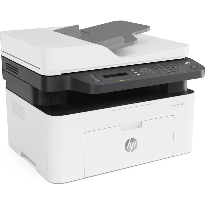 МФУ лазерный HP Laser 137fnw /A4/ принтер/ сканер/ копир/ факс/ 1200dpi/ 20ppm/ 128Mb/ ADF40/ Lan/ WiFi/ USB|МФУ