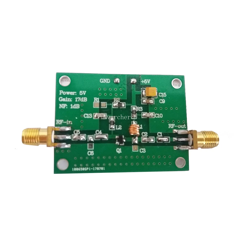 Nvarcher VHF UHF малошумный модуль усилителя мощности LNA широкополосный ISM диапазон 433M RF