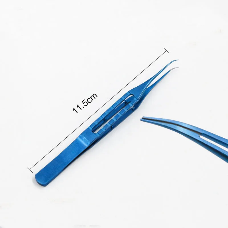 11 5 см тонких волос пересадки Пинцет двойное веко пластиковый пинцет