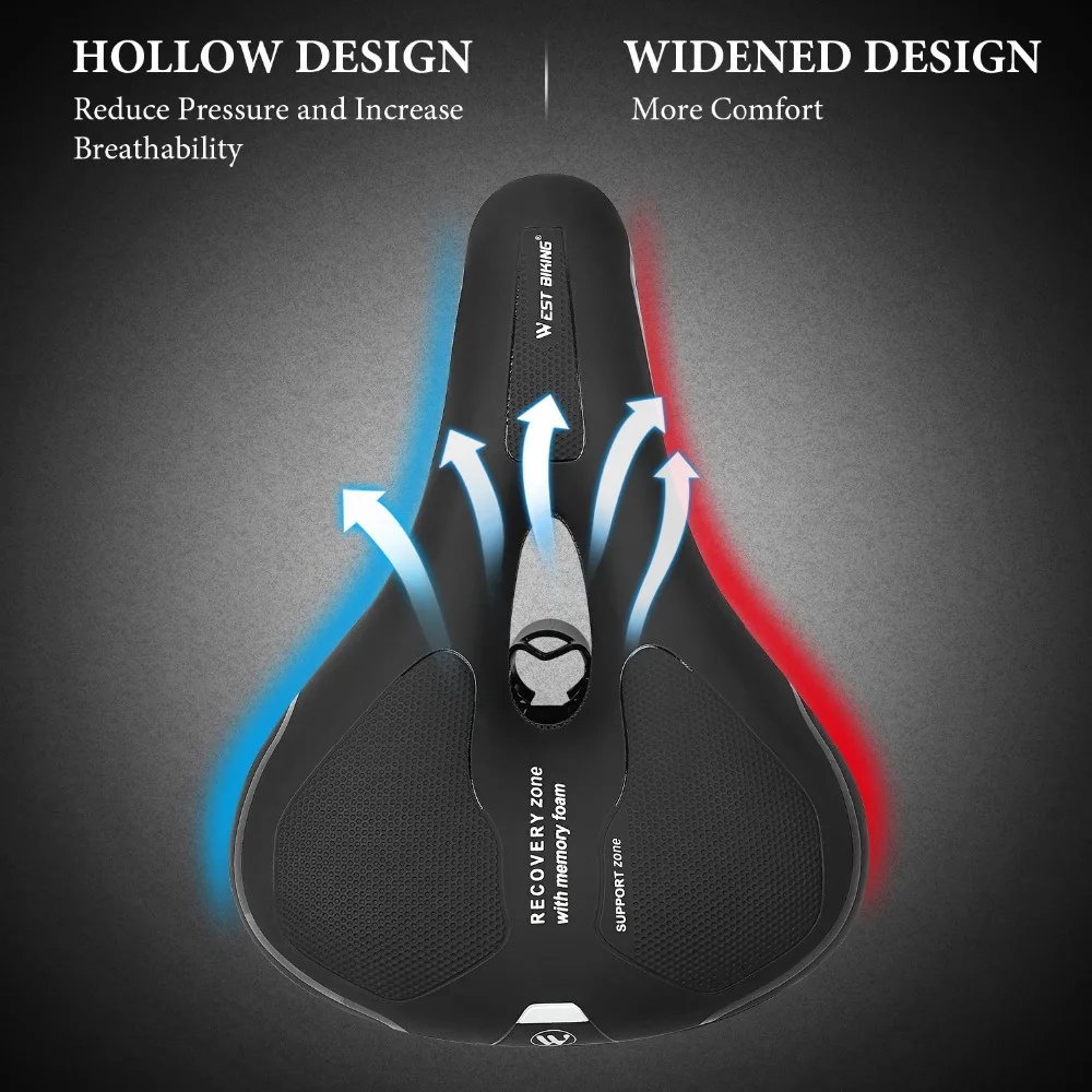 Велосипедное Сиденье для горного велосипеда с амортизирующим эффектом губка