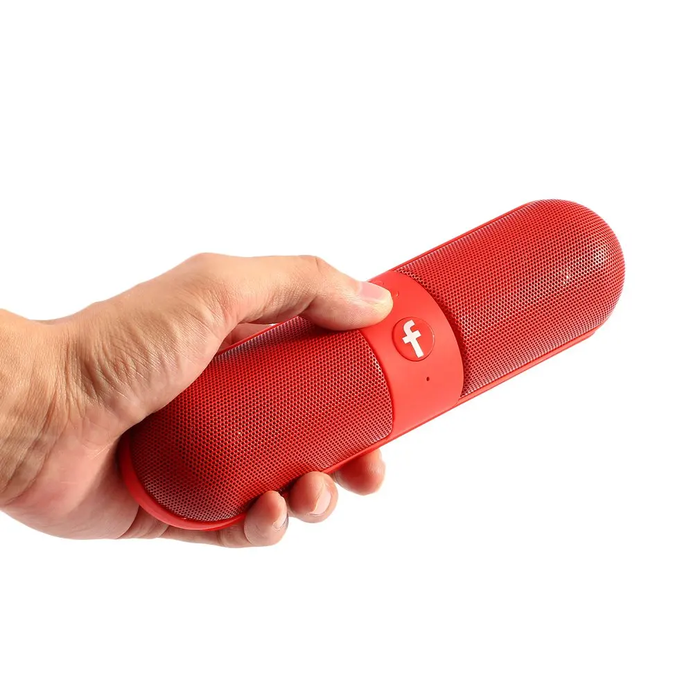 Portable Mini Speakers TF Card Stereo Wireless Music Outdoor Pill with Build-in Microphone |
