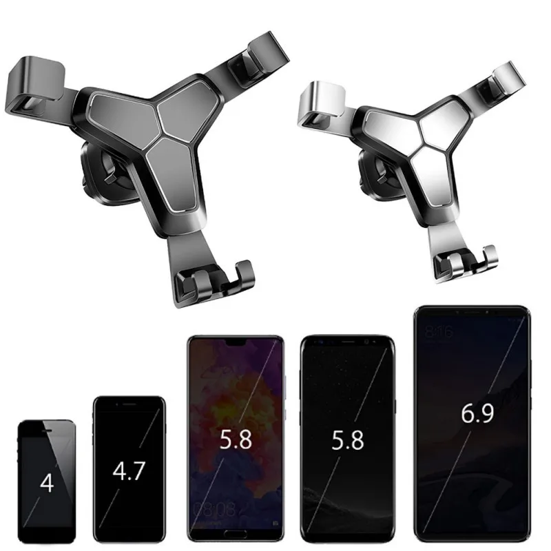 Противоскользящий Автомобильный держатель для телефона с вентиляционным