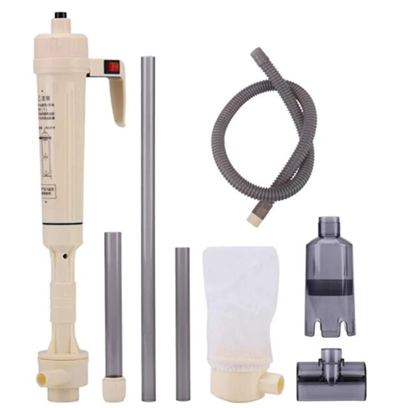 2021 Электрический аквариумный очиститель гравия сифон с питанием от батареи