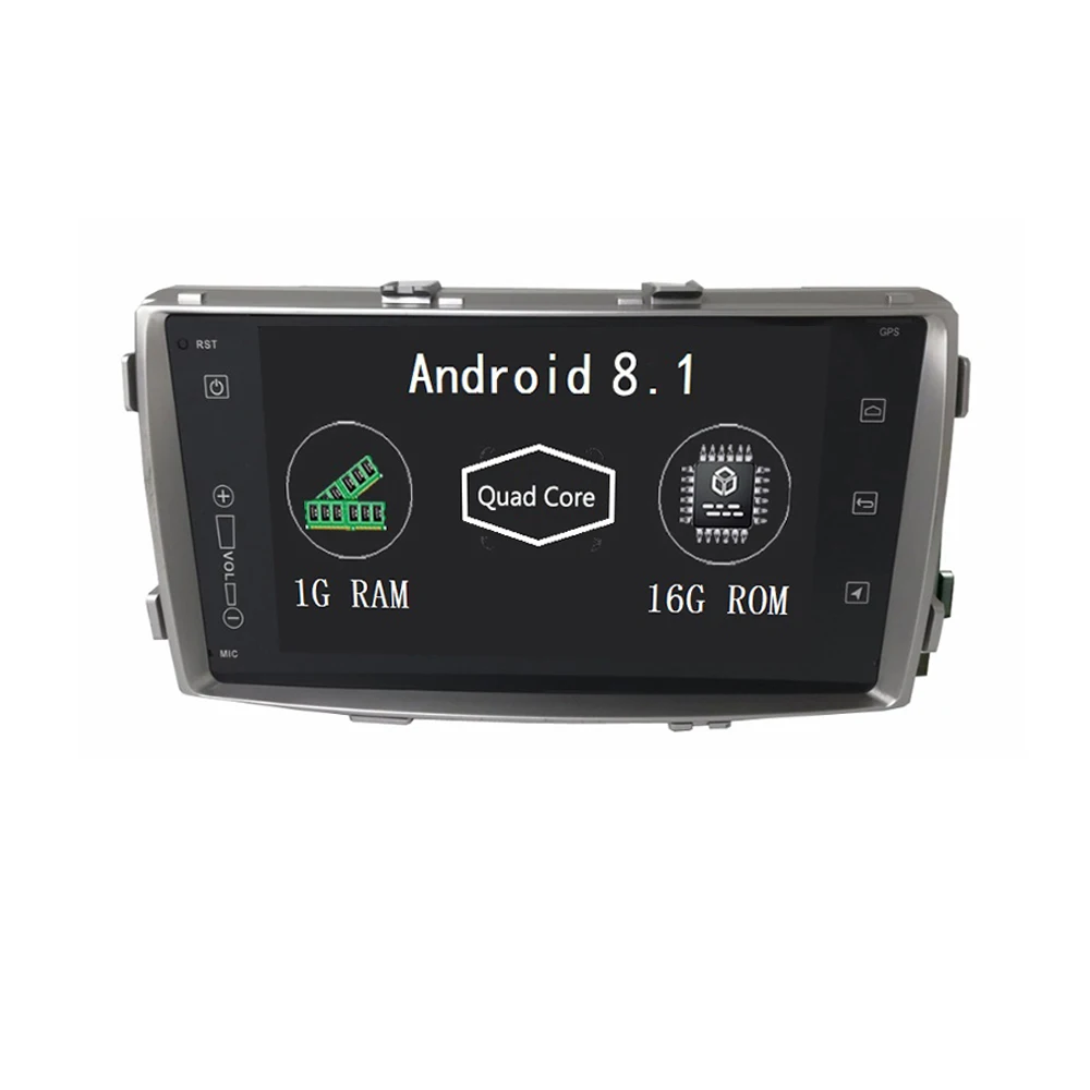 Android 8 1 автомобильное радио GPS для Toyota Hilux 2008-2014 Аудио мультимедиа стерео плеер Sat