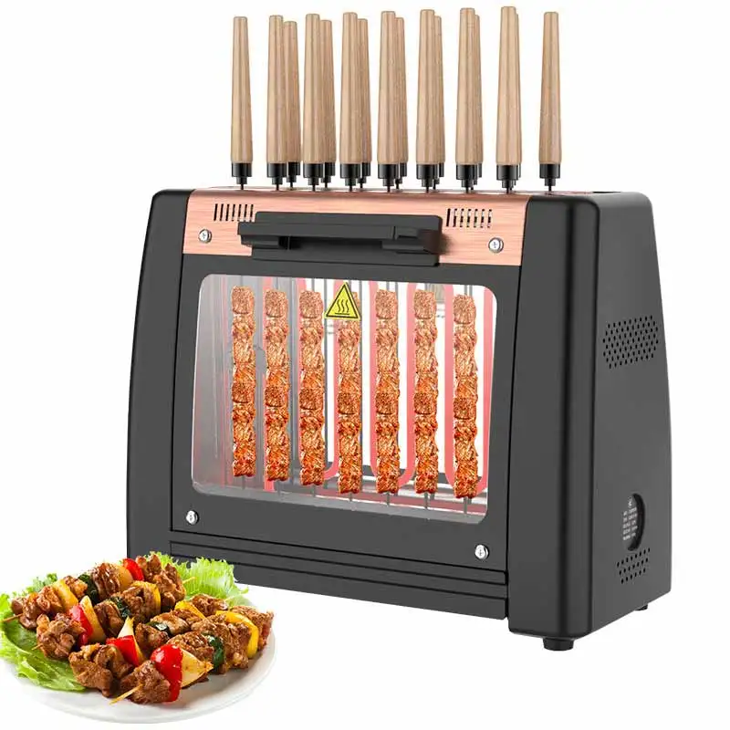 

Электрическая барбекю-машина, Корейский бездымный гриль для барбекю, автоматическая вращающаяся семейная машина для кебаба, коммерческая ...