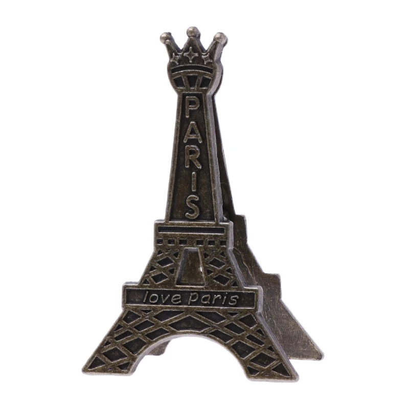 

Vintage Eiffel Tower Paris Metal Memo Paper Clip For Message Decoration Photo