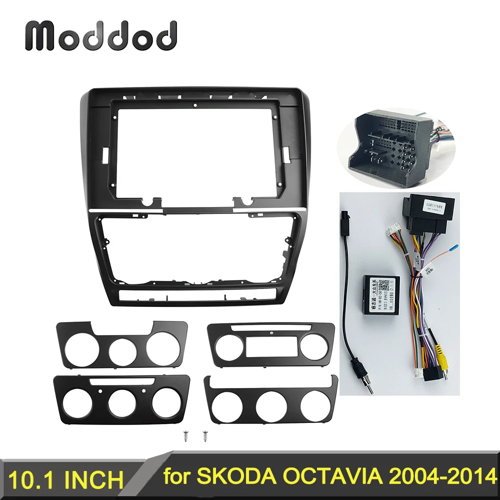 Автомобильный радиоприемник для SKODA OCTAVIA 2004-2014 10 1-дюймовый стерео GPS CD DVD-плеер